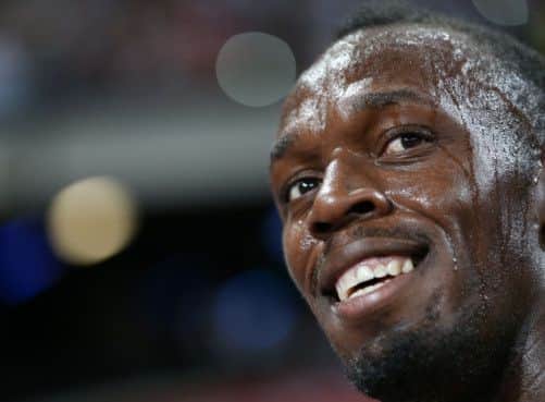Usain Bolt won in the 100m at the London Anniversary Games. Picture: Getty
