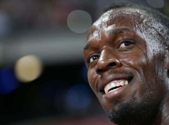Usain Bolt won in the 100m at the London Anniversary Games. Picture: Getty