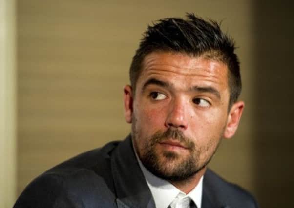 Nacho Novo is disappointed. Picture: SNS