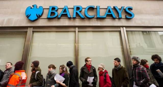 Barclays: Cash call as profits fall. Picture: AFP