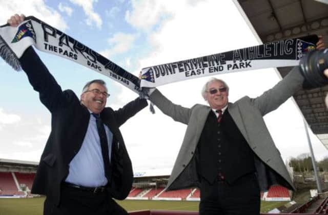 Bob Garmory and Jim Leishman headed up the Pars United group. Picture: SNS