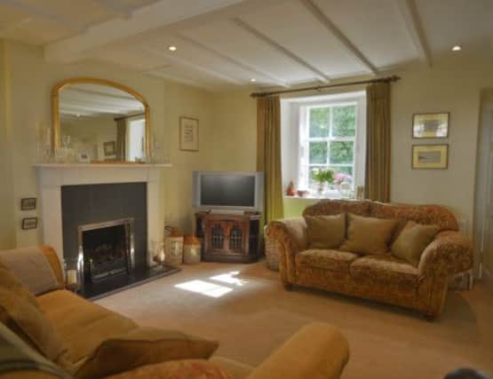 The cottage's living room. Picture: TSPL