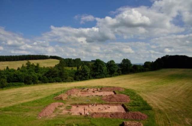 The remains of two large halls were discovered on Dorstone Hill, near Peterchurch. Picture: Contributed