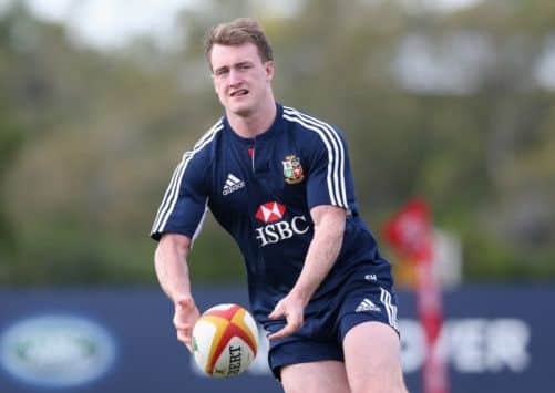 Stuart Hogg was pitched in at the deep end playing at ten for the Lions in Australia. Picture: Getty