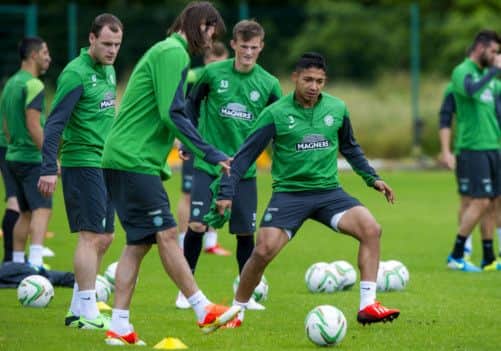 Georgios Samaras was described by Neil Lennon yesterday as a player who can run like the wind, has good feet and can head it. Picture: SNS
