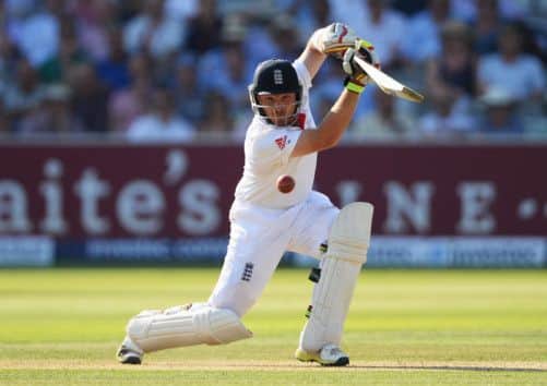 Ian Bell hits out in the second Test. England now have their eyes on a clean sweep. Picture: Getty