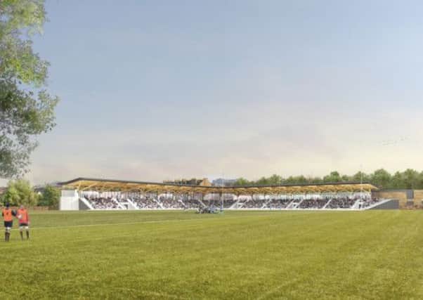 An artist's impressions of Edinburgh Accies new stadium. Picture: submitted