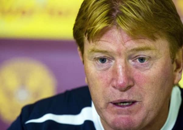 Motherwell manager Stuart McCall speaks to the press ahead of taking on Kuban Krasnodar. Picture: SNS