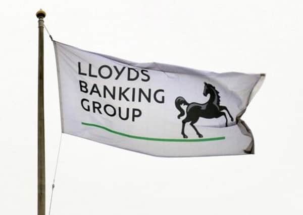 State-backed lender Lloyds Banking Group has swung out of the red for the first six months of the year. Picture: Jane Barlow