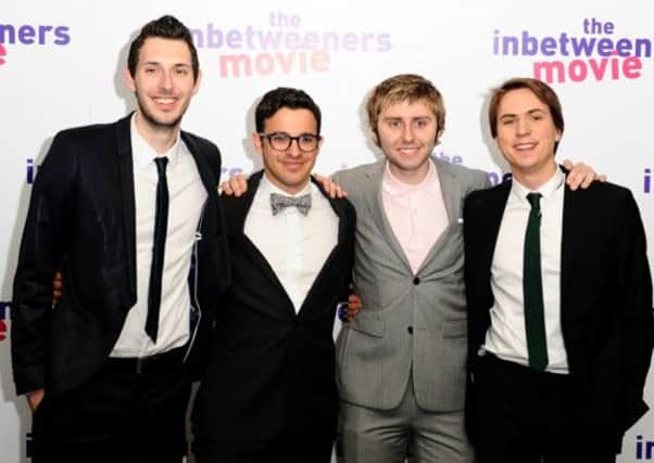 Blake Harrison, Simon Bird, James Buckley and Joe Thomas will return for an Inbetweeners sequel. Picture: PA