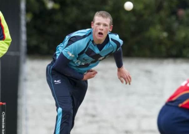 Spinner Michael Leask has had to make a big step up in class in the YB40 this season. Picture: SNS