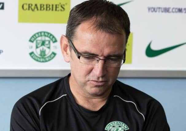 Hibernian manager Pat Fenlon. Picture: SNS