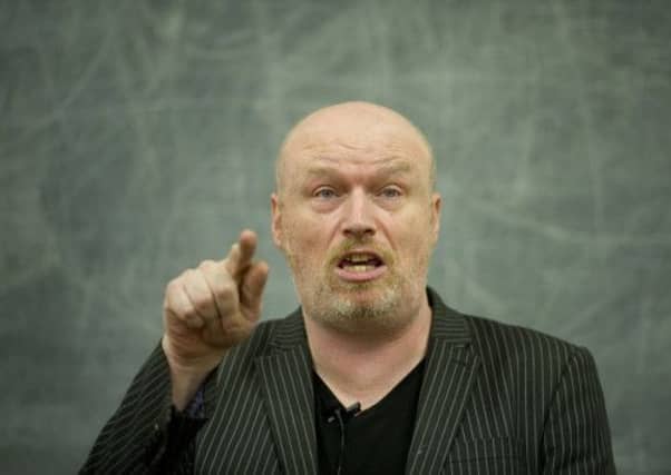 Mark Ravenhill gives the Fringe Central Welcome Address. Picture: Steven Scott Taylor