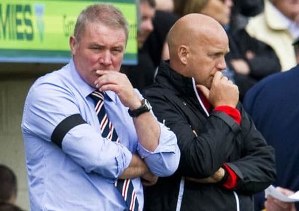 Ally McCoist: attack on Green. Picture: SNS