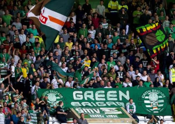 Green Brigade: Fan section to close after safety breaches. Picture: SNS