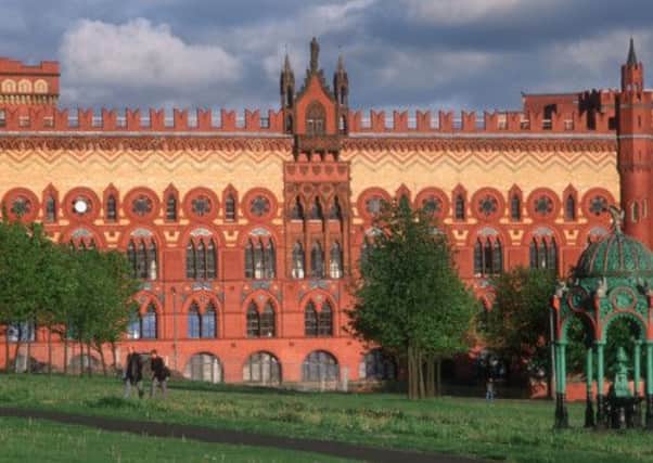 The former Templeton Carpet Factory which overlooks Glasgow Green. Picture: TSPL