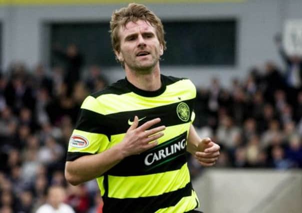 Paddy McCourt in action for Celtic. The Northern Irish winger is training with Hibs. Picture: SNS