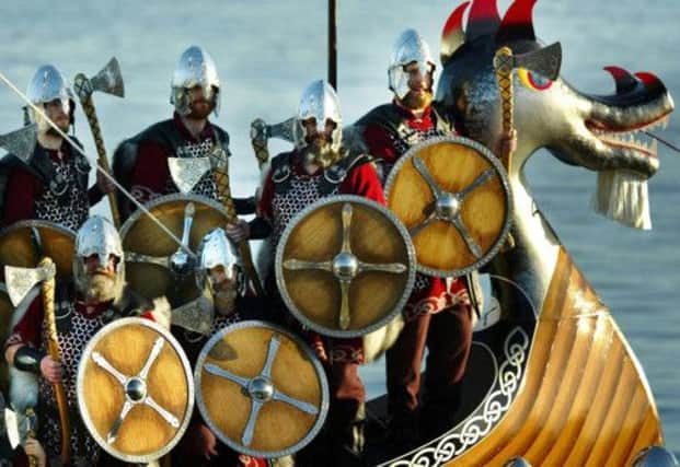 Festivals such as Up Helly Aa celebrate Scotland's links with the Vikings. Picture: PA