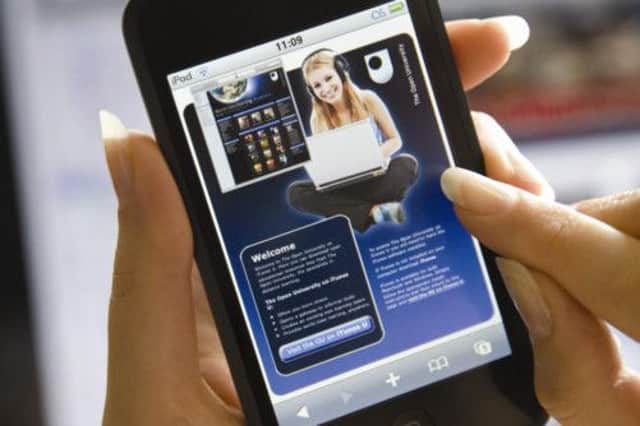 The modern materials at the disposal of todays Open University students include smart phone apps. Picture: Contributed