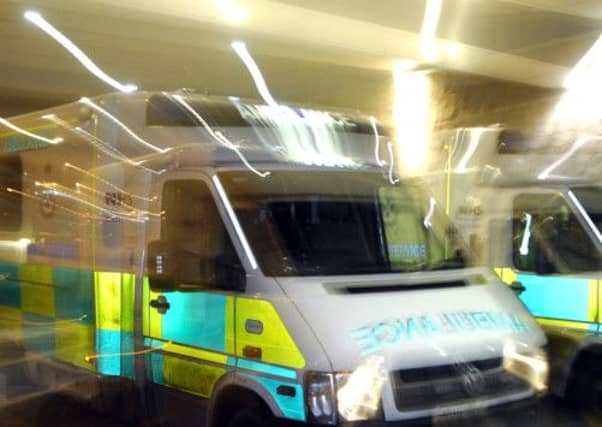 A man and a woman were taken to hospital. Picture: Jane Barlow