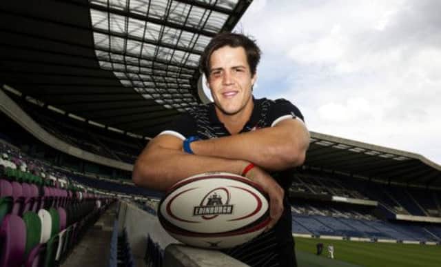 Ollie Atkins has swapped the Waratahs for Edinburgh and is eager to get started as he tries to move his career to the next level. Picture: SNS
