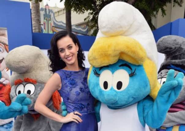 Pop star Katy Perry at the Smurfs 2 premiere. Cineworld profits are tipped to hit £17.5m. Picture: Getty