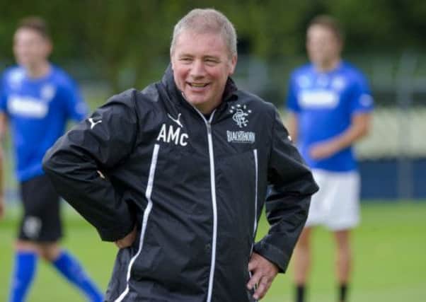 Ally McCoist: Charles Green return does not increase pressure on his job. Picture: SNS