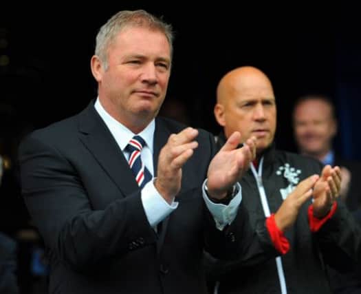 Ally McCoist: Praised Rangers fans. Picture: Robert Perry