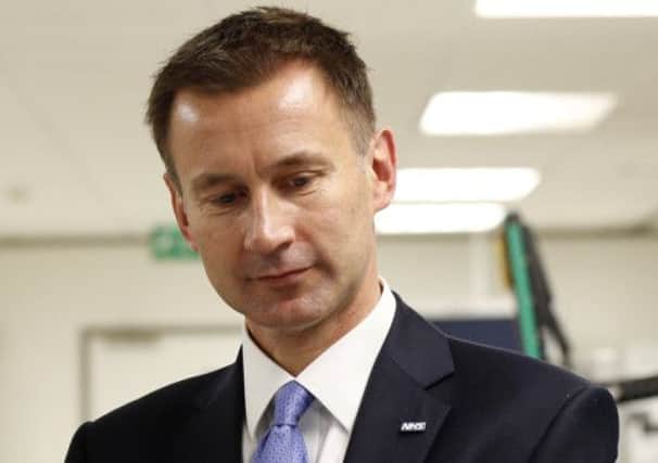 Jeremy Hunt is eyeing up an overhaul of NHS in England. Picture: Getty