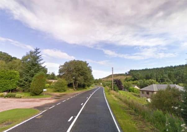 The A944 at Tillyfourie is being resurfaced. Picture: Google Maps