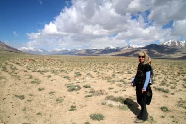 Scots aid worker Linda Norgrove, who was kidnapped and killed in Afghanistan, seen here on a trek with friends in the Wakhan Corridor, Badakhshan