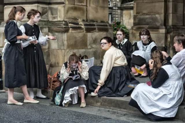 Edinburgh Fringe street performers. Pictures: Alan McCredie