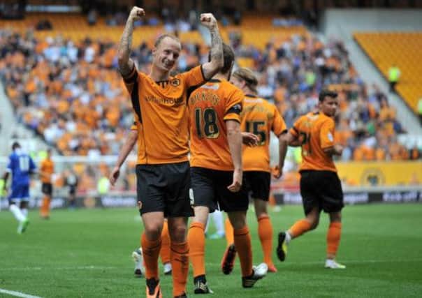 Leigh Griffiths: Wolves double. Picture: PA