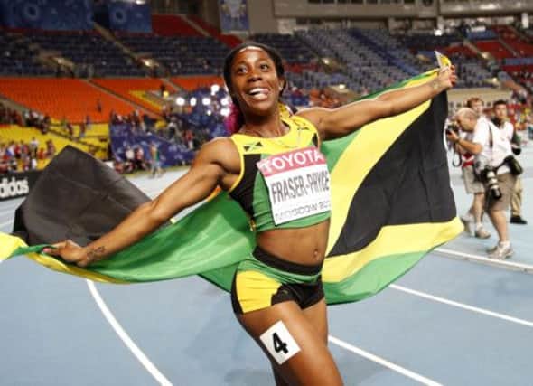 Shelly-Ann Fraser-Pryce made it a 100m double for Jamaica. Picture: Getty