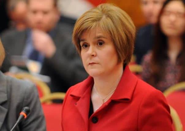 Nicola Sturgeon says the savings allowed for better investment. Picture: Jane Barlow