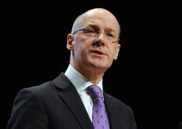 John Swinney today launched a repor on consumer protection in an independent Scotland. Picture: Ian Rutherford