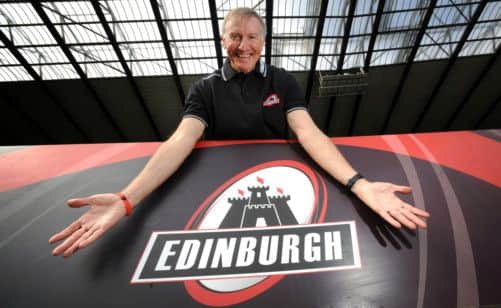 South African Alan Solomons, the new Edinburgh Rugby head coach, at Murrayfield yesterday where he met the Scottish media for the first time. Picture: Jane Barlow