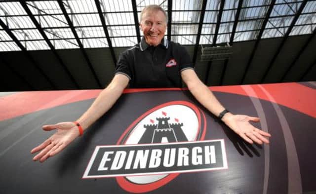 South African Alan Solomons, the new Edinburgh Rugby head coach, at Murrayfield yesterday where he met the Scottish media for the first time.   Picture: Jane Barlow