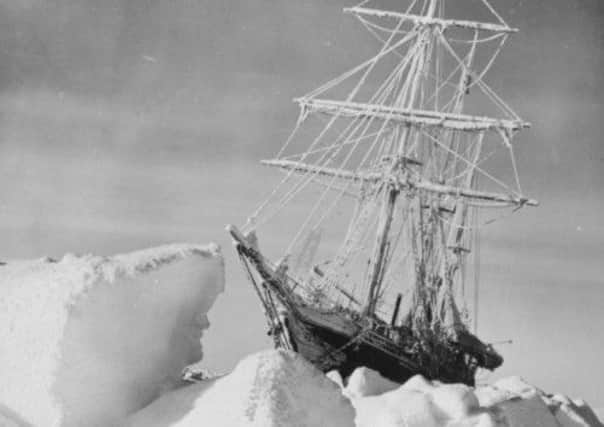 The wreck of the Endurance may be lying virtually intact in the waters of Antarctica.  Picture: Frank Hurley