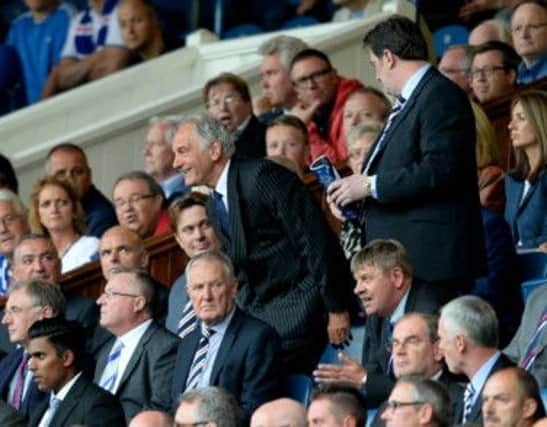 Former Rangers Chief Executive Charles Green takes his seat last week at Ibrox. Picture: SNS