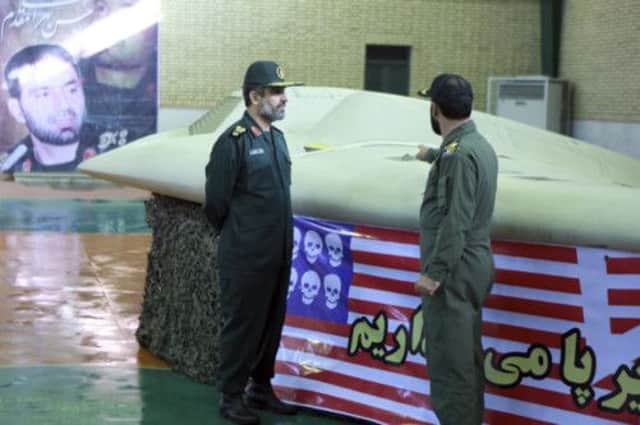 In 2011 Iranian forces claimed they downed this US drone. Picture: AP