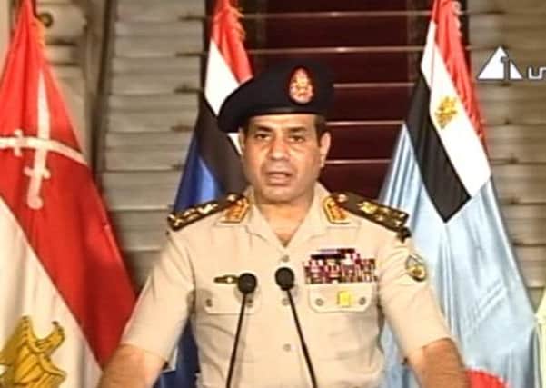 Gen Abdel-Fatah elSissi made overtures to Morsi followers. Picture: AP