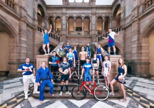 Athletes from Team Scotland. Picture: PA