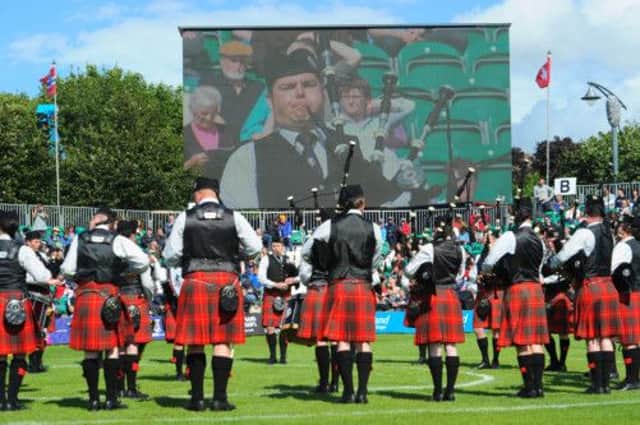 World Pipe Band Championship from Glasgow Green. Picture: Robert Perry
