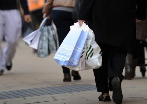 There was a decrease in the number of shoppers. Picture: Jane Barlow