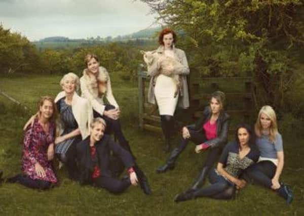 Jasmine Whitbread, Dame Helen Mirren, Darcy Bussell, Helen Allen, Karen Elson, Tracey Emin, Monica Ali, Katie Piper. Picture: PA