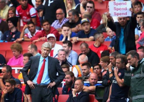 Arsene Wenger has come under fire for his failure to sign top players. Picture: Getty