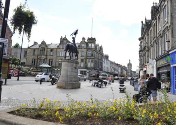 Campaigners want the Borders Rail Link to go to Hawick. Picture: Stuart Cobley