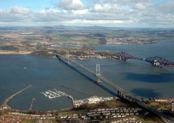 Heritage groups have criticised a proposal to place adverts on the Forth Road Bridge's towers to help fund its 50th anniversary celebrations. Picture: Craig Crawford