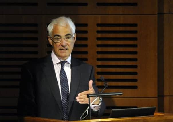 Former Chancellor Alistair Darling. Picture: Julie Bull